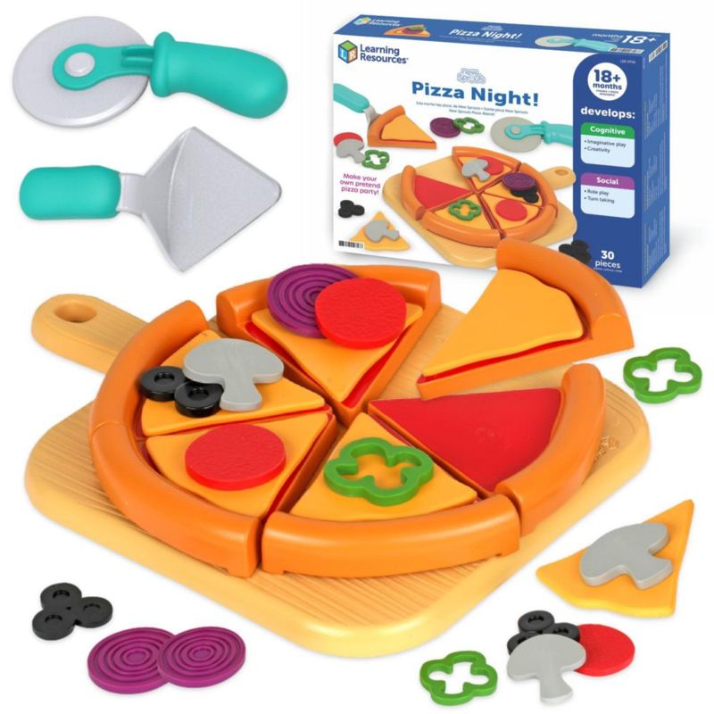 Juego de simulación Learning Resources Noche de Pizza – 30 piezas