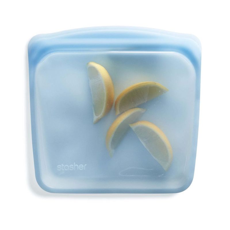 Bolsa de Almacenamiento Stasher 794 ml Azul de Silicona Reutilizable