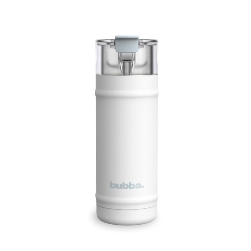 Botella de Agua Bubba 510 ml con Paja y Tapa de Doble Sorbo Aislada de Acero Inoxidable