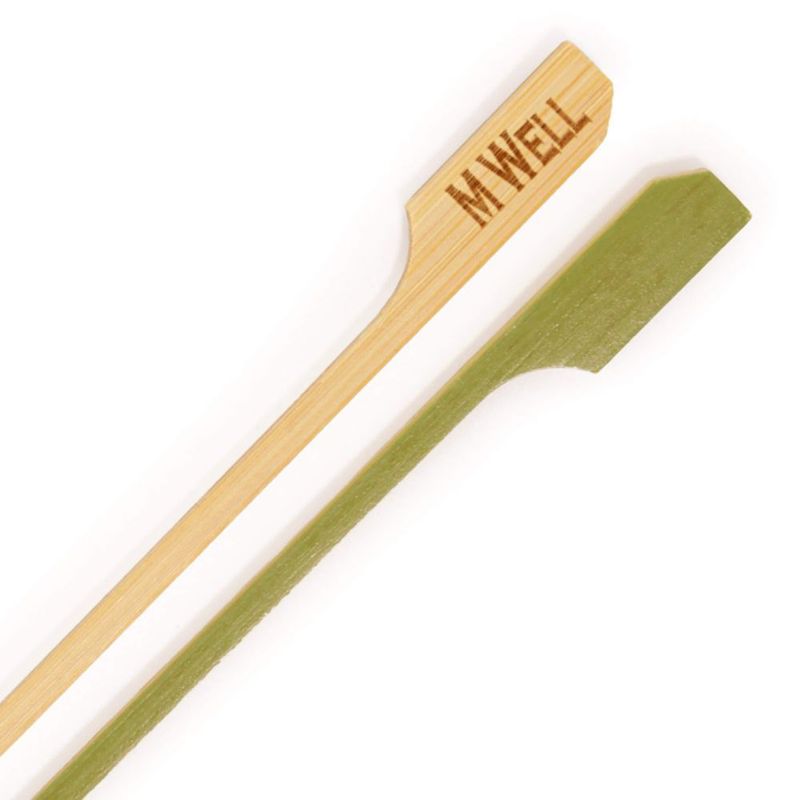 Palillos de bambú BambooMN de 9 cm con pala – Pack de 100 unidades M‑WELL