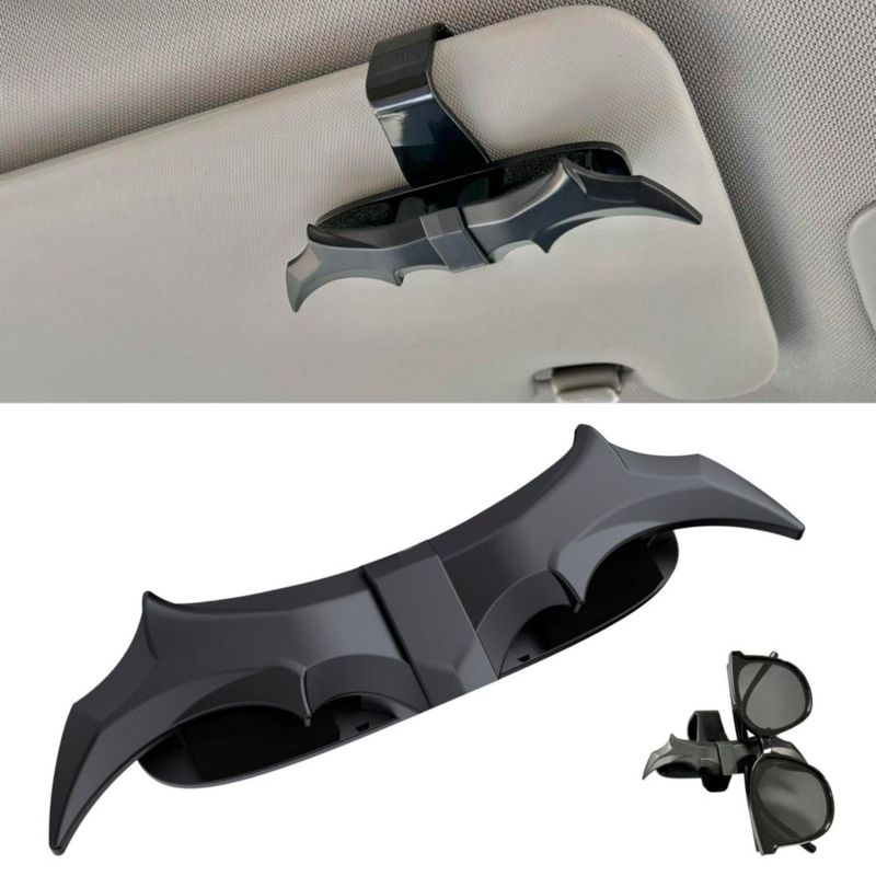 Portagafas RANGUOWEN Clip para Visera de Coche Negro