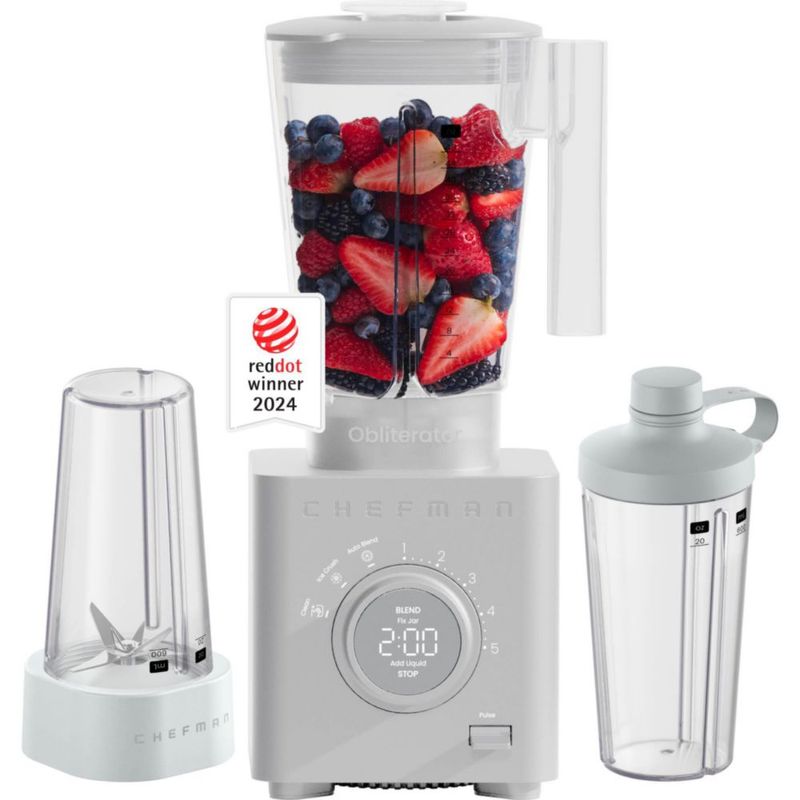 Licuadora Chefman Obliterator 14 L 1380 W con 2 frascos de viaje