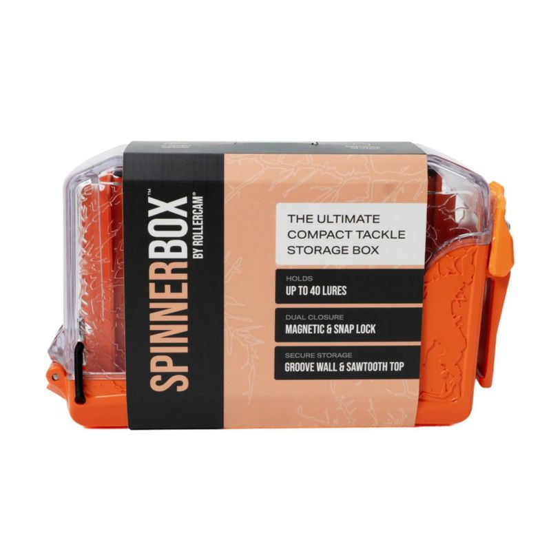 Caja de aparejos ROLLERCAM 40 señuelos Naranja alta visibilidad