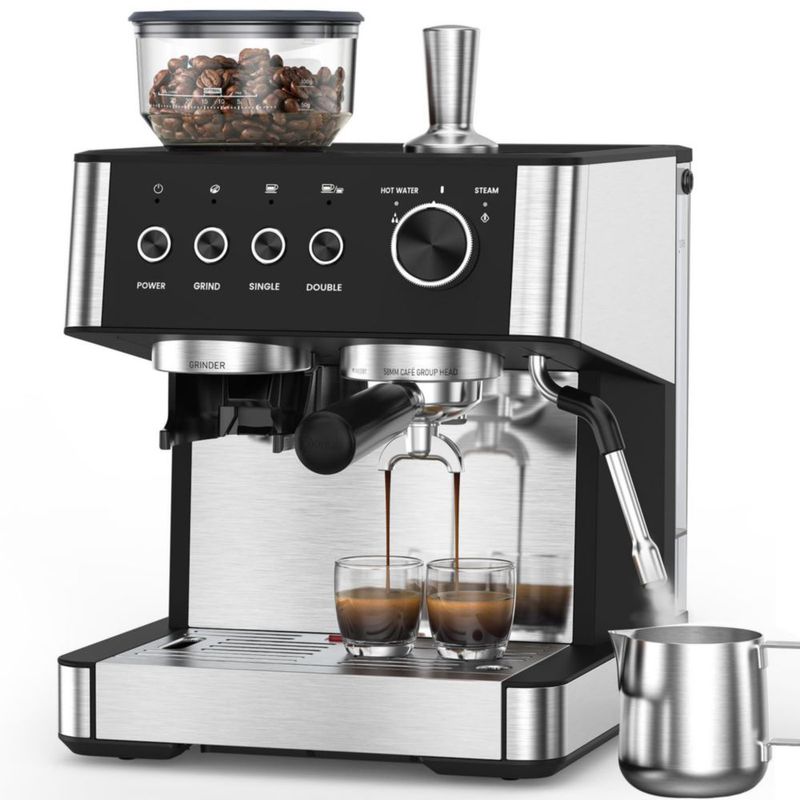 Máquina de espresso Electactic 20 bar con molinillo