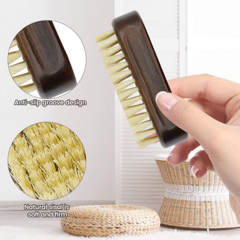 Cepillo de uñas ZP Natural 2 unidades con cerdas de sisal