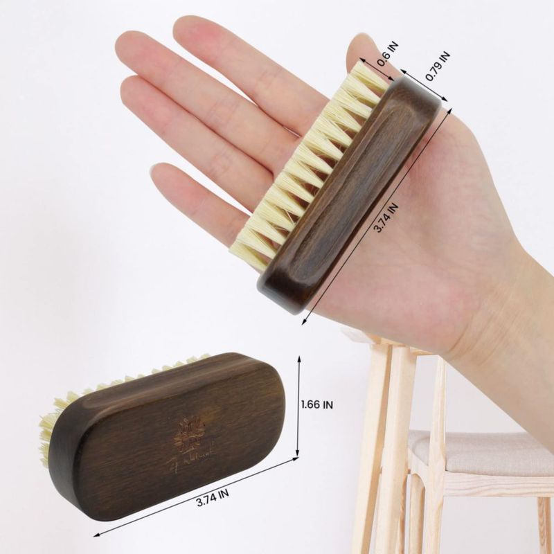 Cepillo de uñas ZP Natural 2 unidades con cerdas de sisal