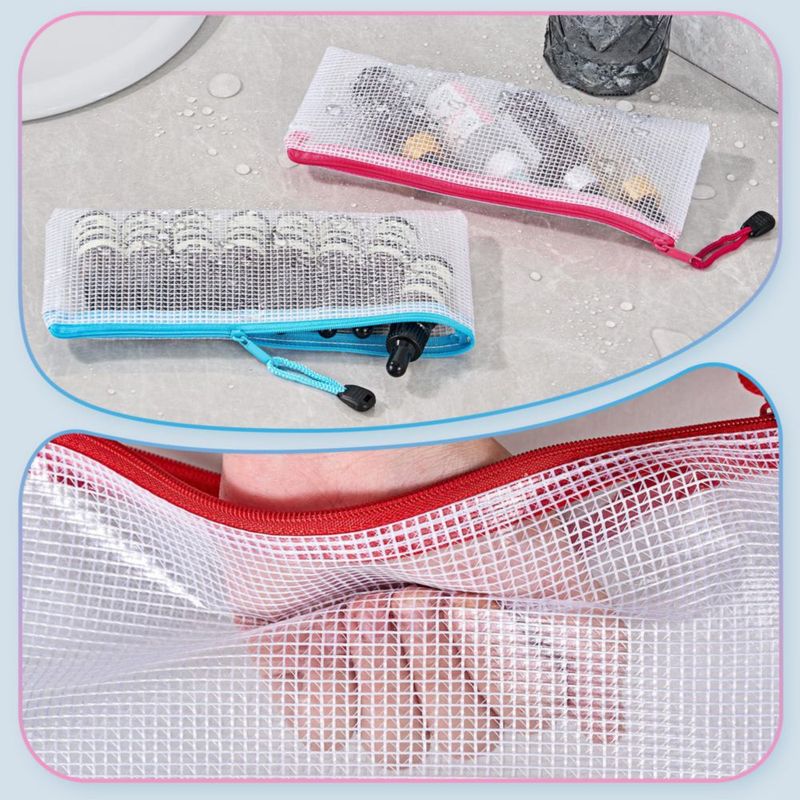 Bolsa de malla impermeable JARLINK A6 23 cm – Pack de 10