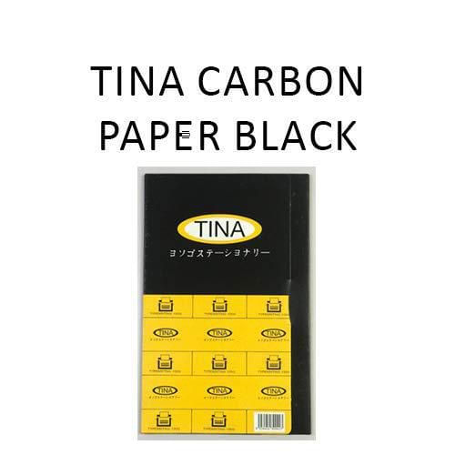 Papel de Copia Carbono Negro TINA 100 Hojas A4 (21 × 297 cm)