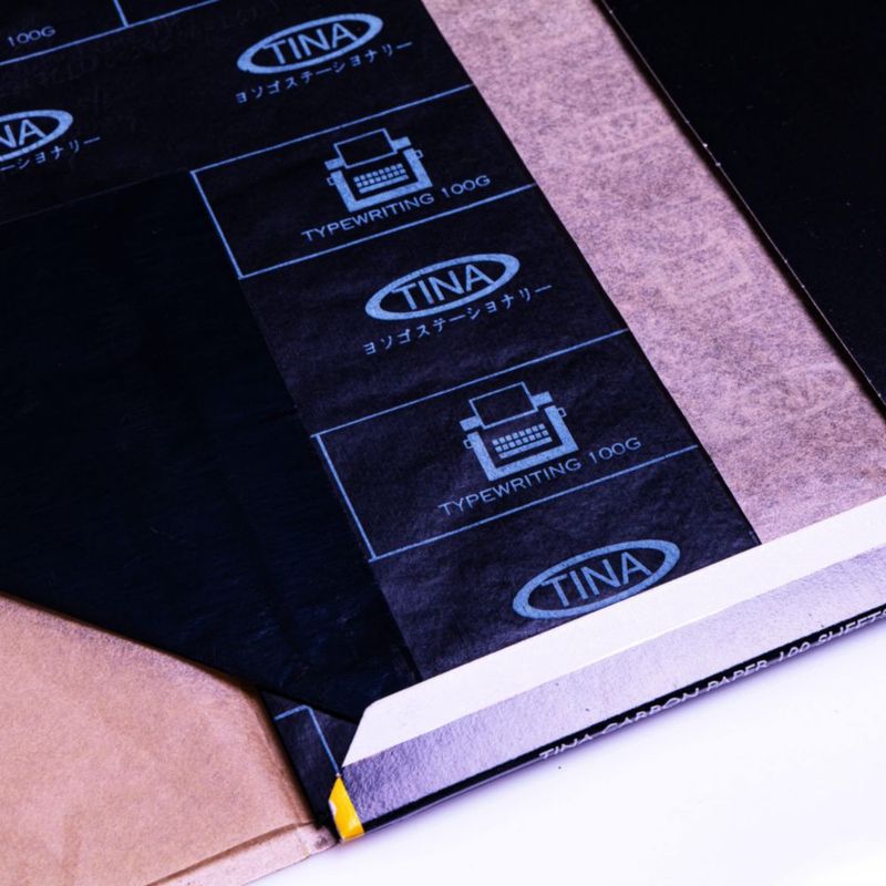 Papel de Copia Carbono Negro TINA 100 Hojas A4 (21 × 297 cm)