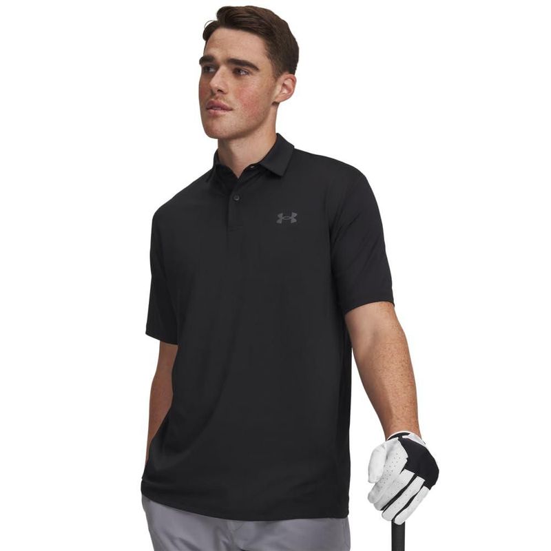 POLO Under Armour Matchplay Negro/Gris XLT