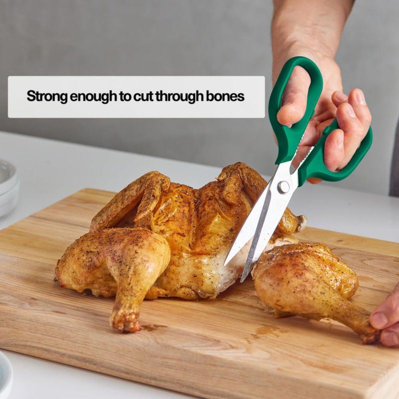 Tijeras Misen Heavy Duty de Cocina Verdes de Acero Inoxidable