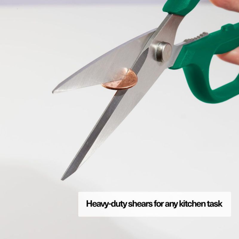 Tijeras Misen Heavy Duty de Cocina Verdes de Acero Inoxidable