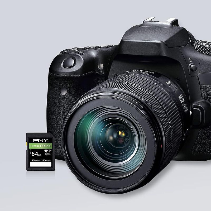 Tarjeta SD PNY EliteX-PRO90 64 GB UHS‑II V90 4K