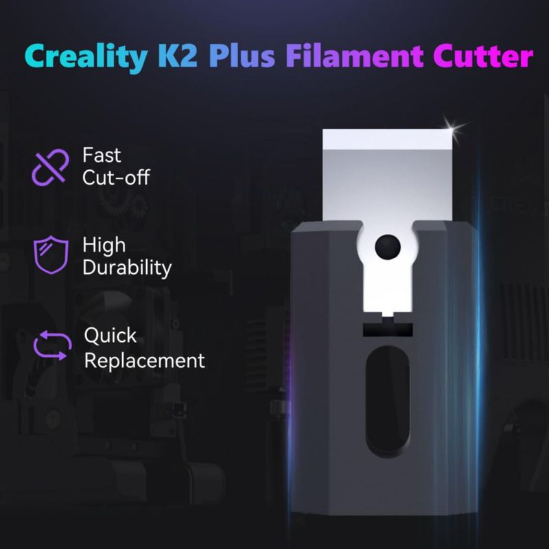 Cortador de Filamento Creality K2 Plus – Módulo de 10 unidades