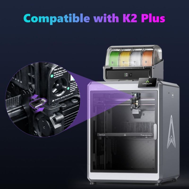 Cortador de Filamento Creality K2 Plus – Módulo de 10 unidades