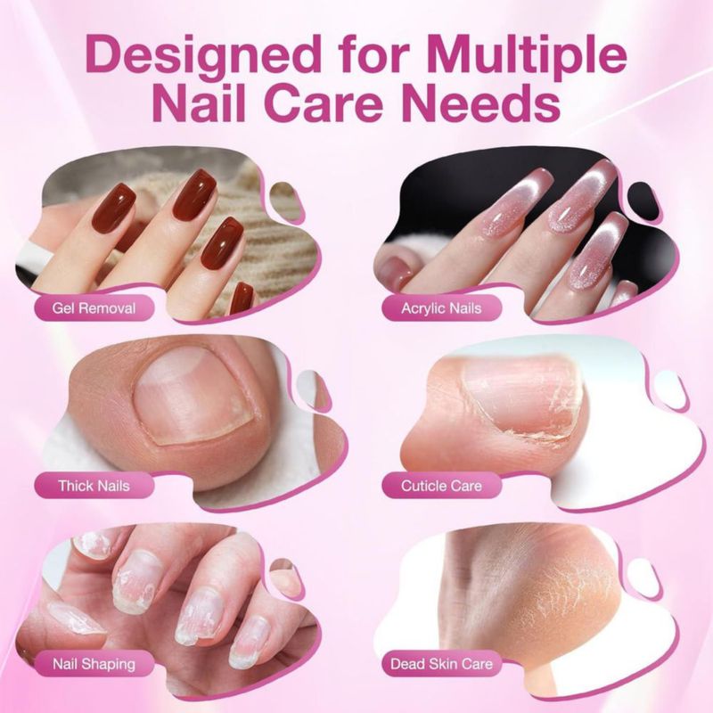 Taladro de Uñas PYRYSA Inalámbrico 9 Velocidades Profesional