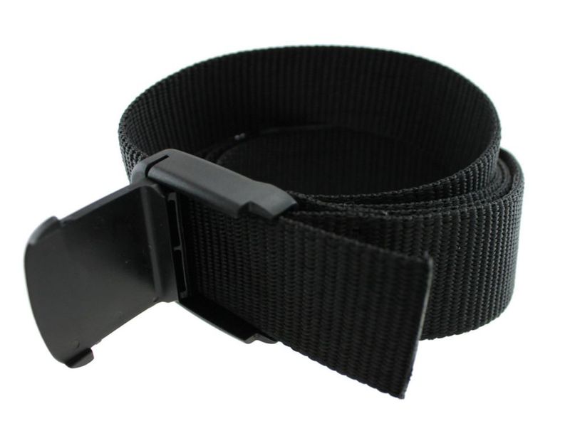 Cinturón Thomas Bates de Nylon 3 cm Negro Ajustable