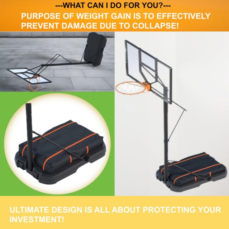Bolsa de arena para aro de baloncesto DORAHUA 90x60x13 cm impermeable