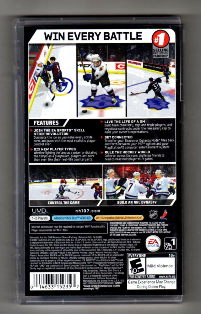Videojuego Electronic Arts NHL 07 – PSP