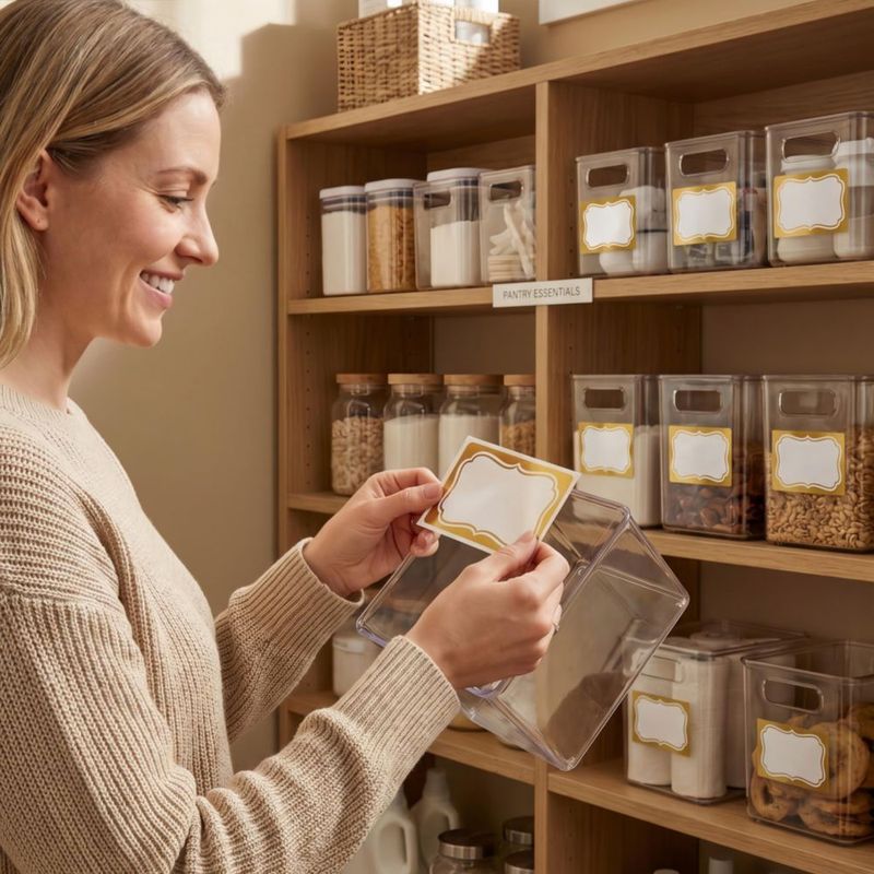 Etiquetas adhesivas para tarjetas de nombre ARTFLY 2x3 pulgadas paquete de 200 unidades doradas