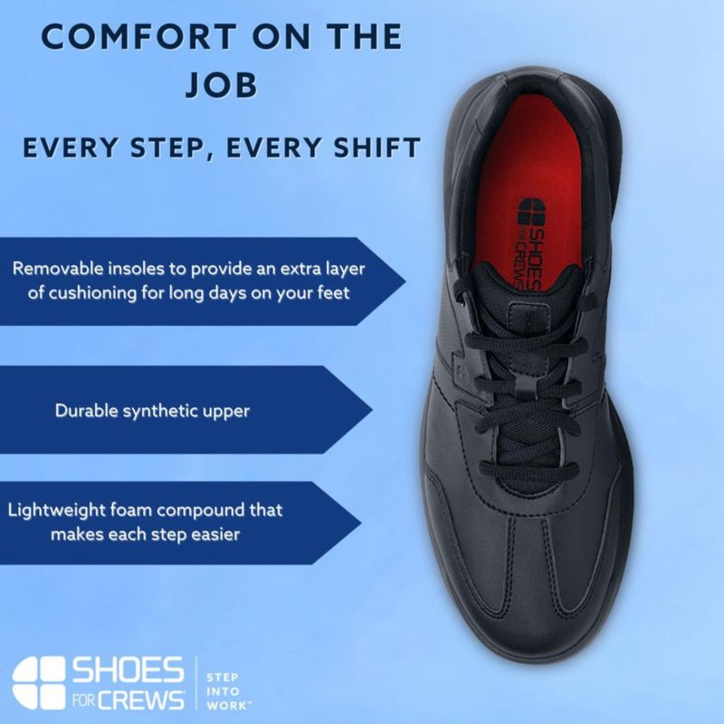 Zapatilla de Trabajo para Hombres Freestyle II de Crews Antideslizante