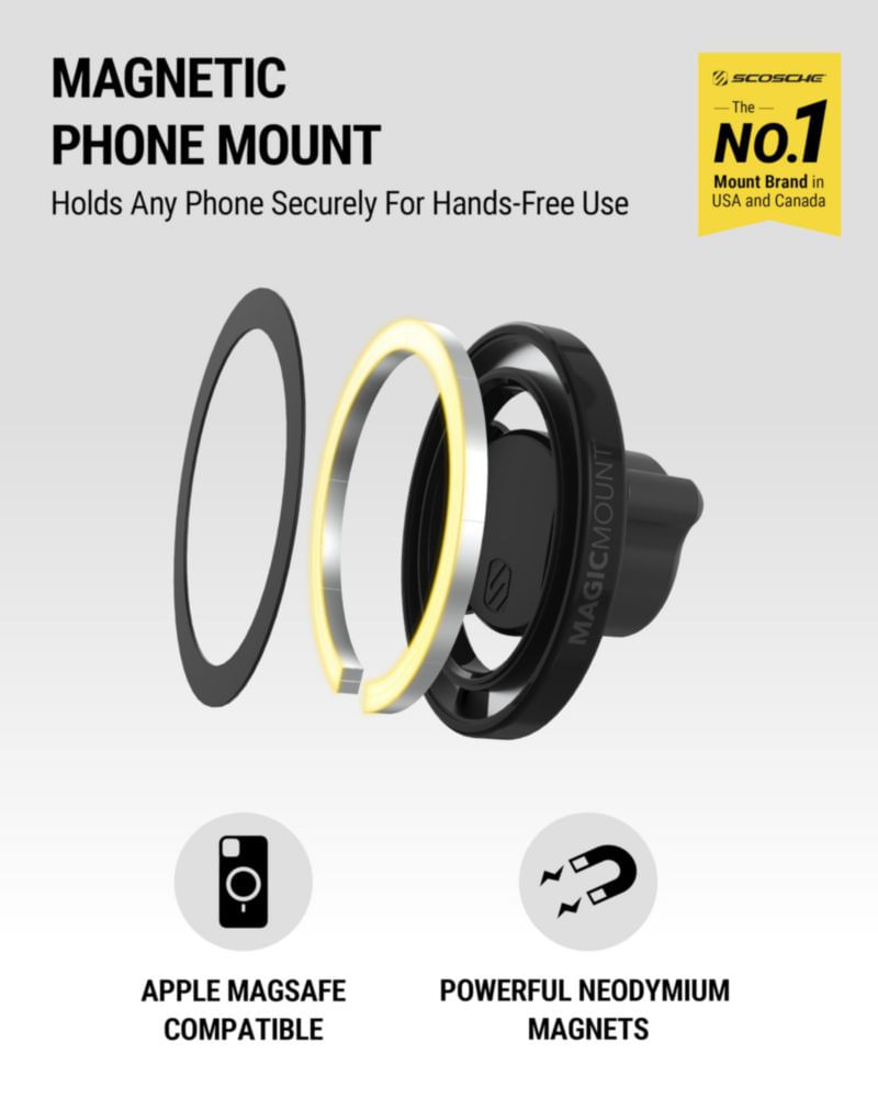 Soporte para celular Scosche MagicMount MS 5 en 1 MagSafe