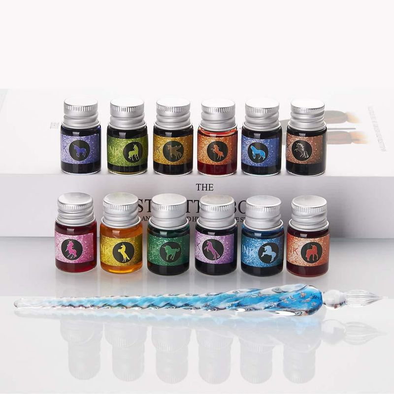 Set de Plumas de Inmersión Mancola 185 cm 12 colores de tinta