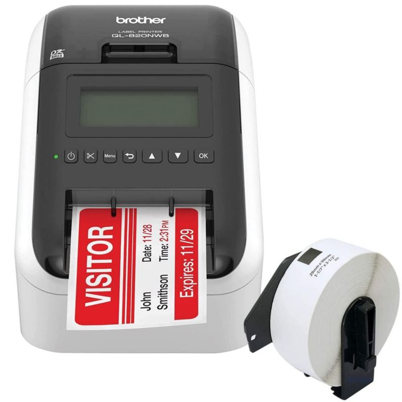 Impresora de etiquetas Brother QL-820NWB WiFi/BT 110/min