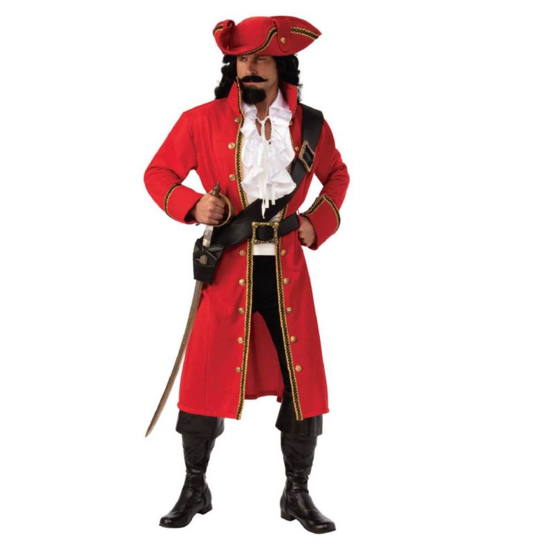 Disfraz Rubies de Capitán Pirata para Hombre – Talla XL