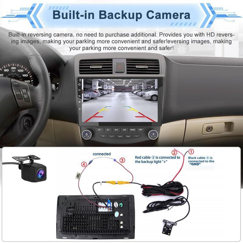 Radio para coche Mnasico 10.1" CarPlay y Android Auto