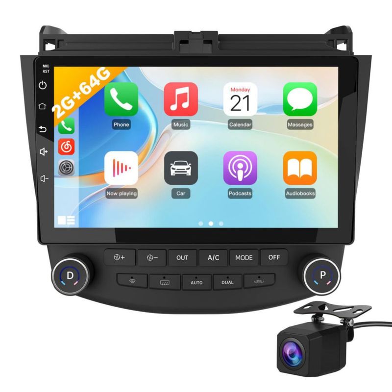 Radio para coche Mnasico 10.1" CarPlay y Android Auto