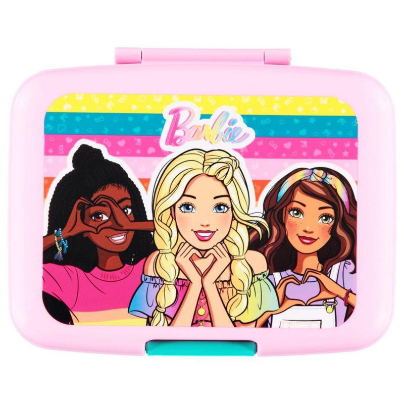 Lonchera estilo bento AI ACCESSORY INNOVATIONS 20x15x6 cm Barbie