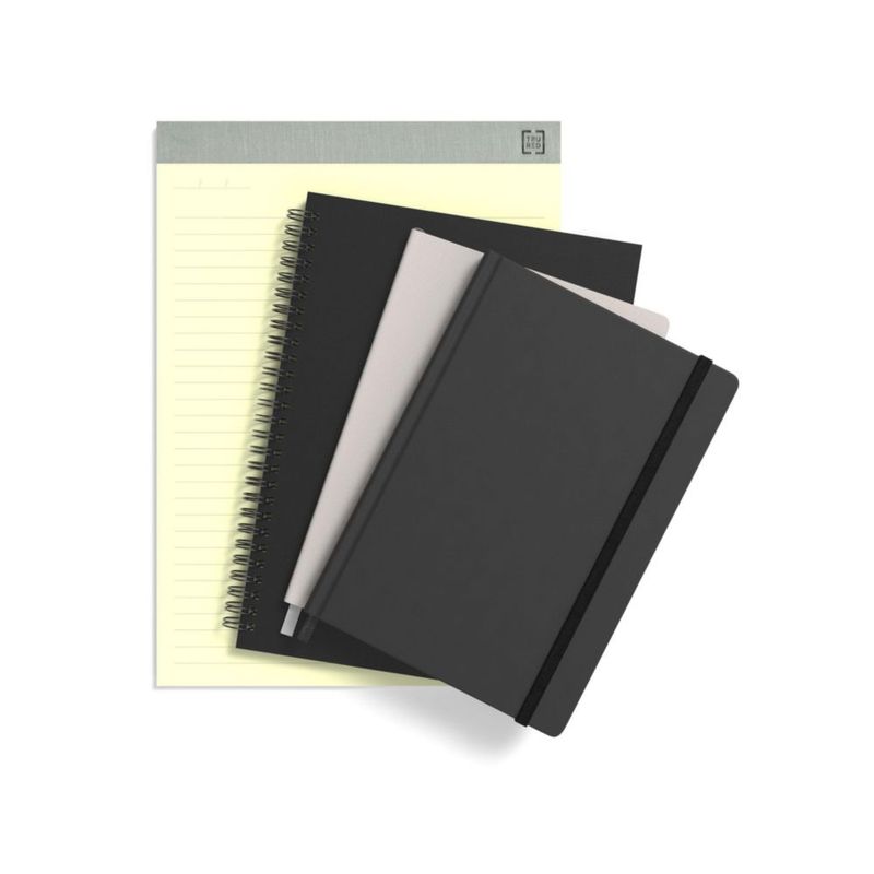 Cuaderno TRU RED Mediano 80 Hojas Rayadas con Encuadernación de Alambre