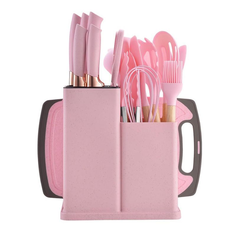 Juego de utensilios de cocina MIUVA de 19 piezas con bloque de cuchillos