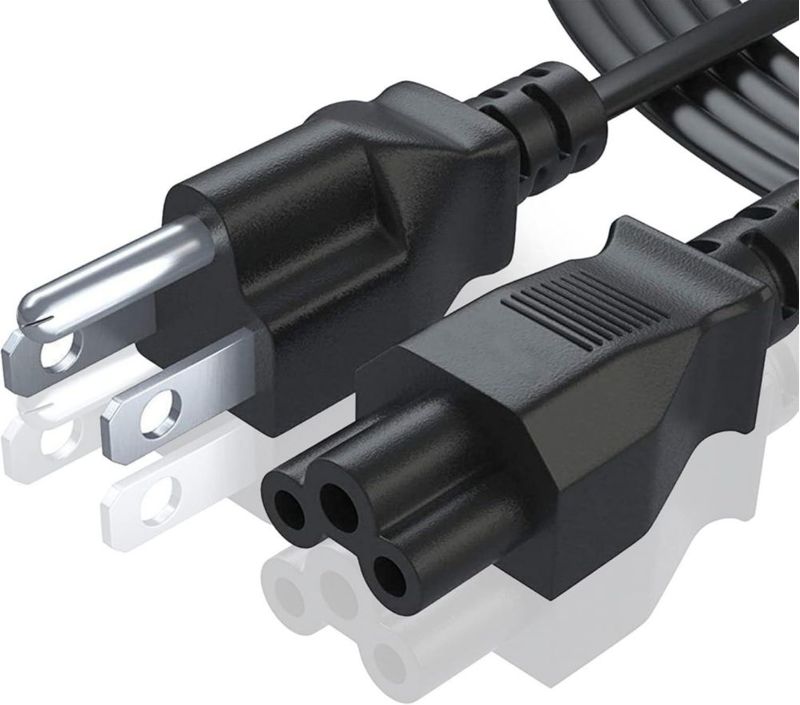 Cable de alimentación BRENDAZ 3 m NEMA 5‑15P a C5 de 3 clavijas