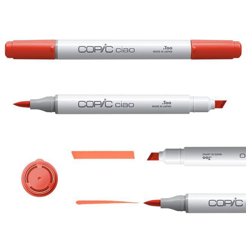 Set de 12 marcadores Copic Ciao con libro de ilustración