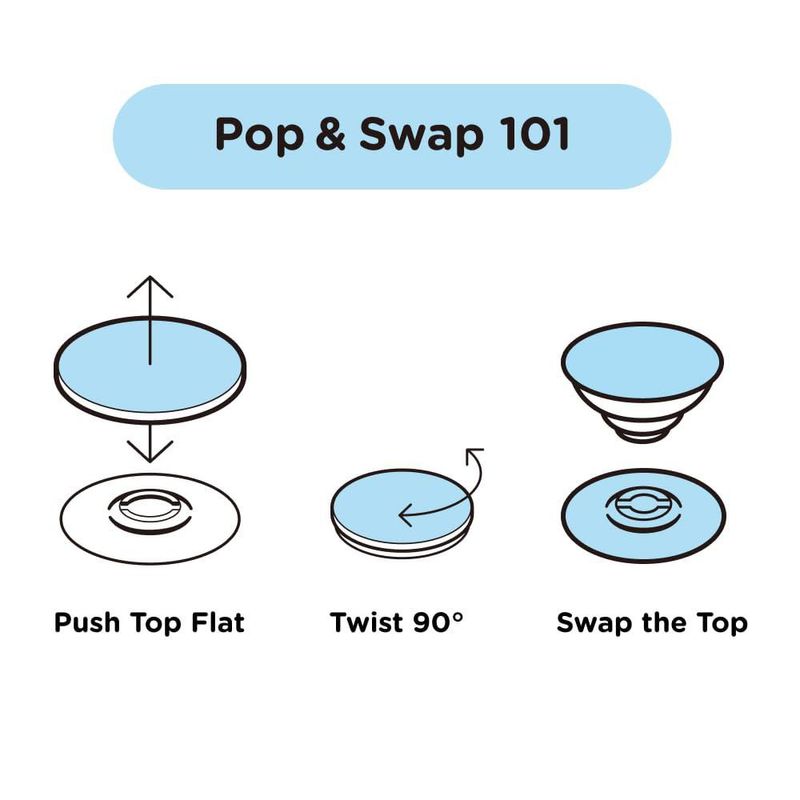 PopSockets Grip para móvil Cascade Water