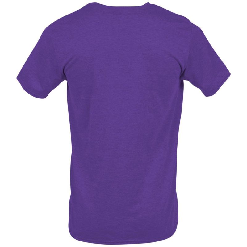 Camiseta Gildan Adulto Softstyle G64000 Púrpura Jaspeado Pack de 2 (XL)