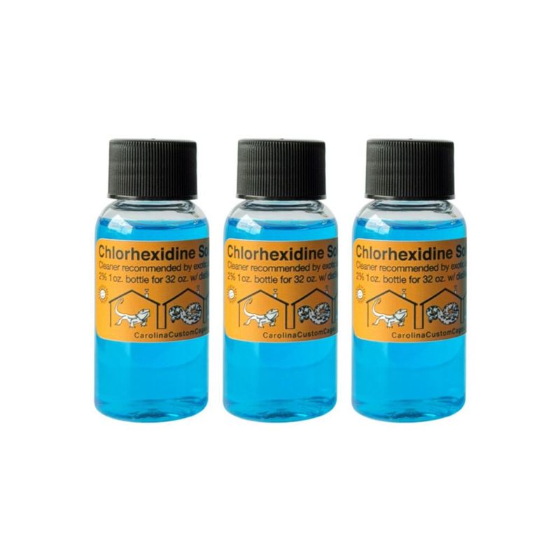 Clorhexidina CAROLINACUSTOMCAGES 96 oz Limpiador para Reptiles