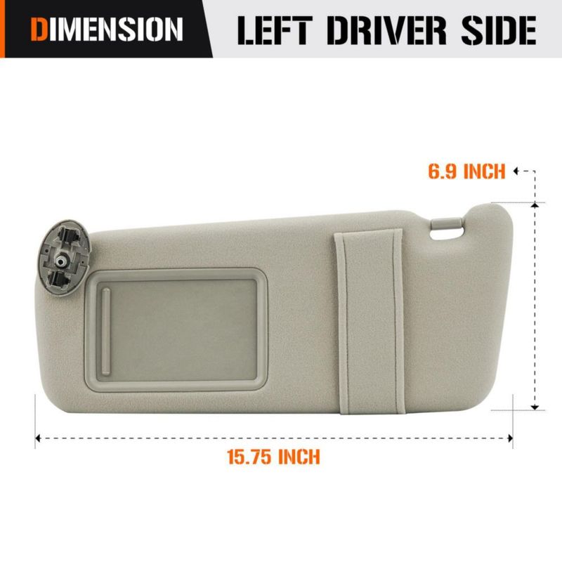 Visera Aeagle para Toyota Camry 2007-2011 Beige (lado del conductor)