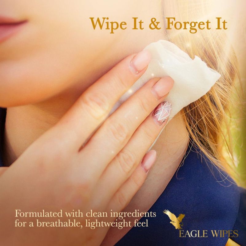 Toallitas para la piel EAGLE WIPES SPF 50 25 unidades resistentes al agua