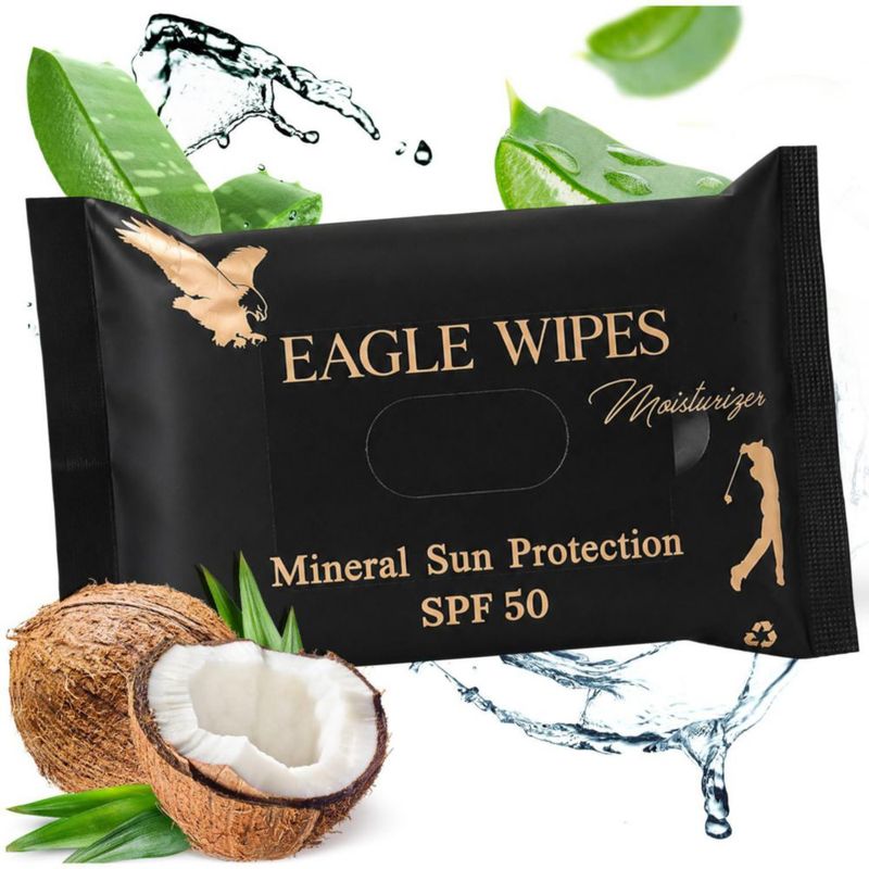 Toallitas para la piel EAGLE WIPES SPF 50 25 unidades resistentes al agua