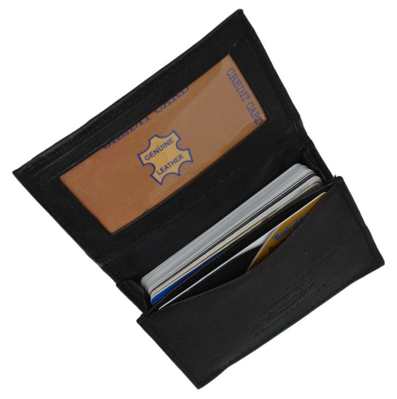Billetera MARSHAL de Cuero Genuino con RFID y Expansión Portatarjetas e Identificación