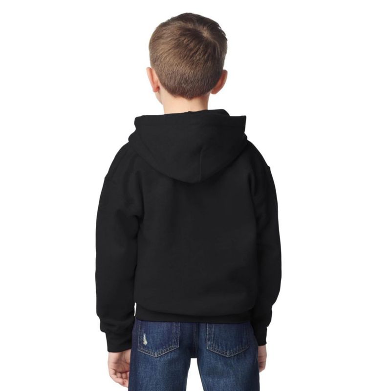 Sudadera con capucha Gildan G18500B negra talla S juvenil