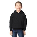 Sudadera con capucha Gildan G18500B negra talla S juvenil