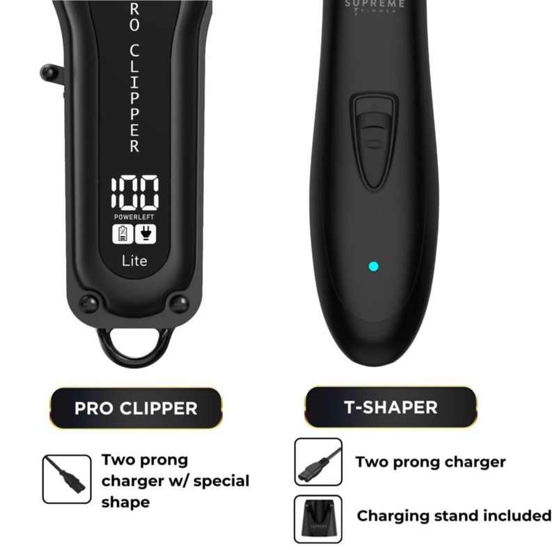 Recortadora Supreme Trimmer Kit 2 en 1 Negro 110V/220V