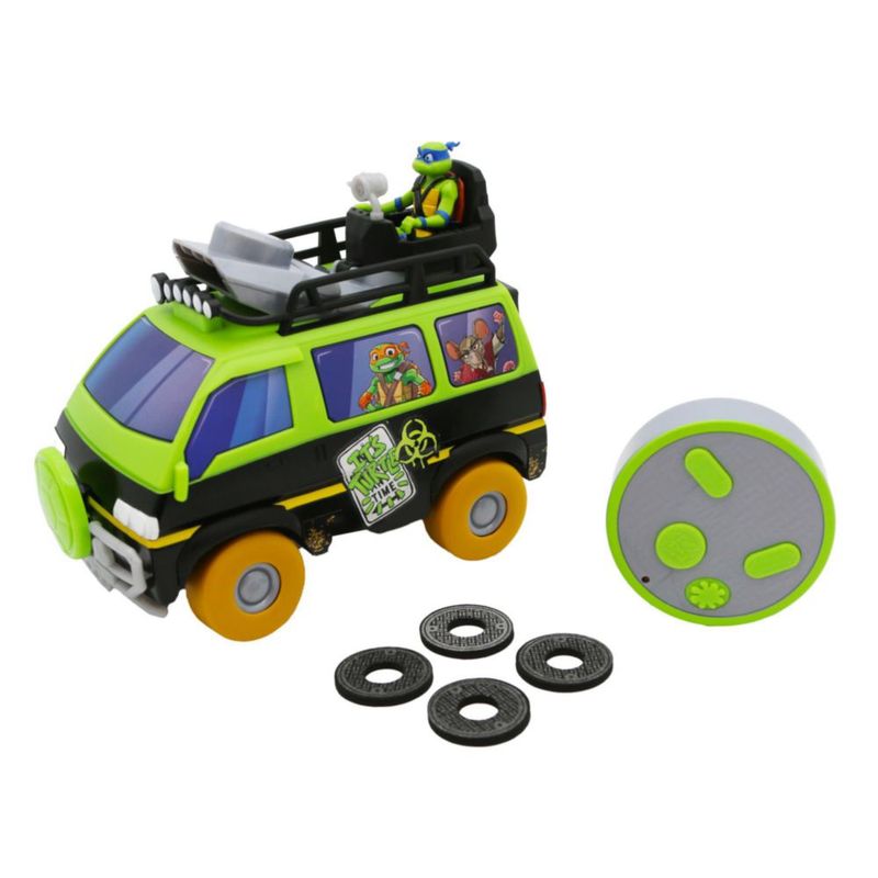 Coche RC TEENAGE MUTANT NINJA Lanzador de Tapas de Alcantarilla