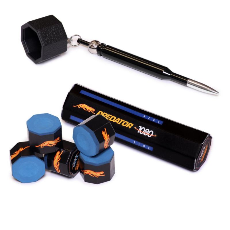 Porta tiza para taco OKKO 10 cm negro + tiza Predator