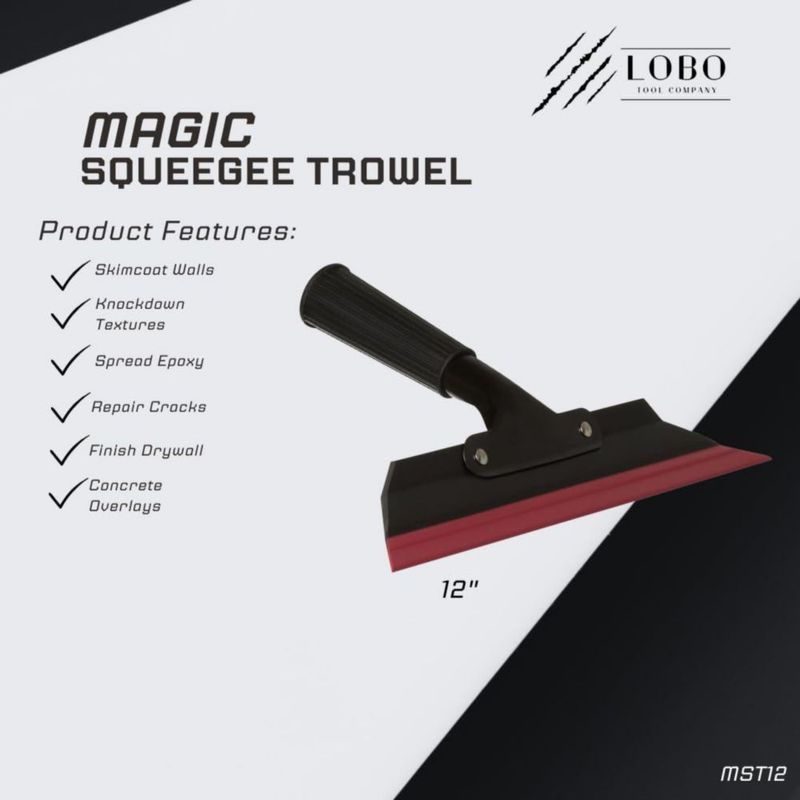 Rasqueta Lobo Tool Company 30 cm para textura Knockdown