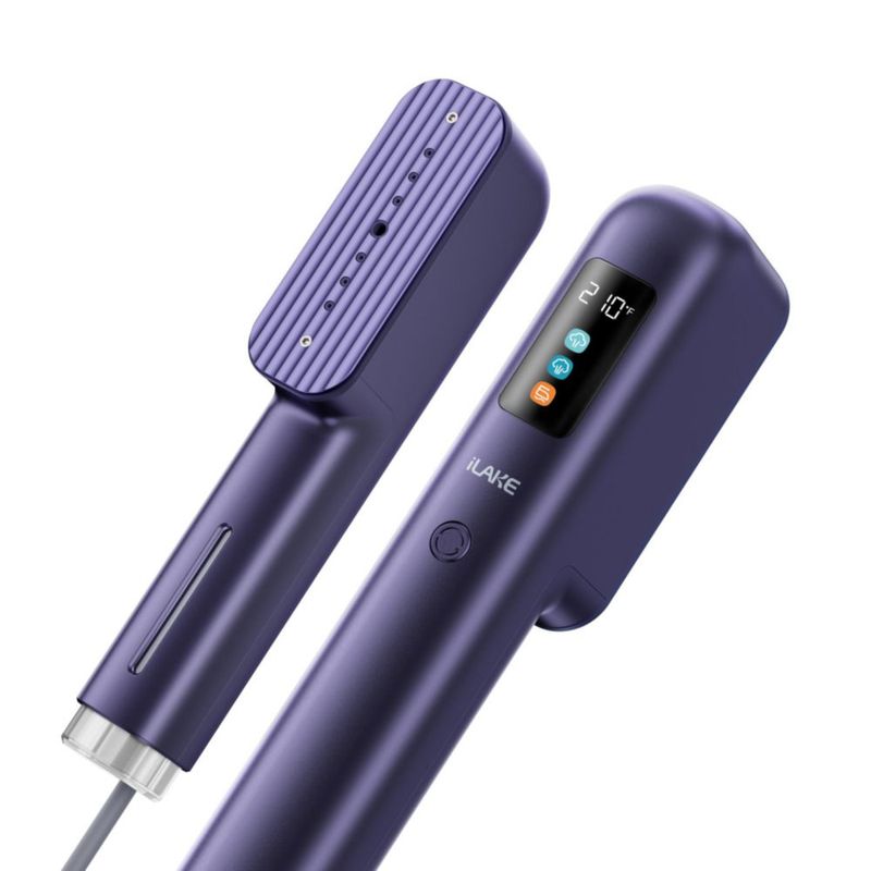 Vaporizador de ropa iLake 100-240V 2 en 1 azul